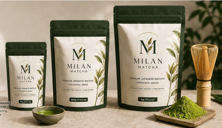 Milan Matcha premium Japanese matcha collection